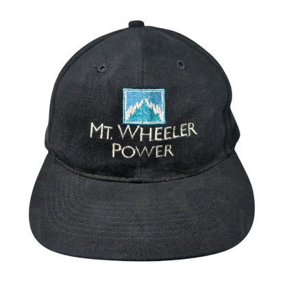 Mt. Wheeler Power Slideback Hat Black One Size Adjustable Embroidered Otto