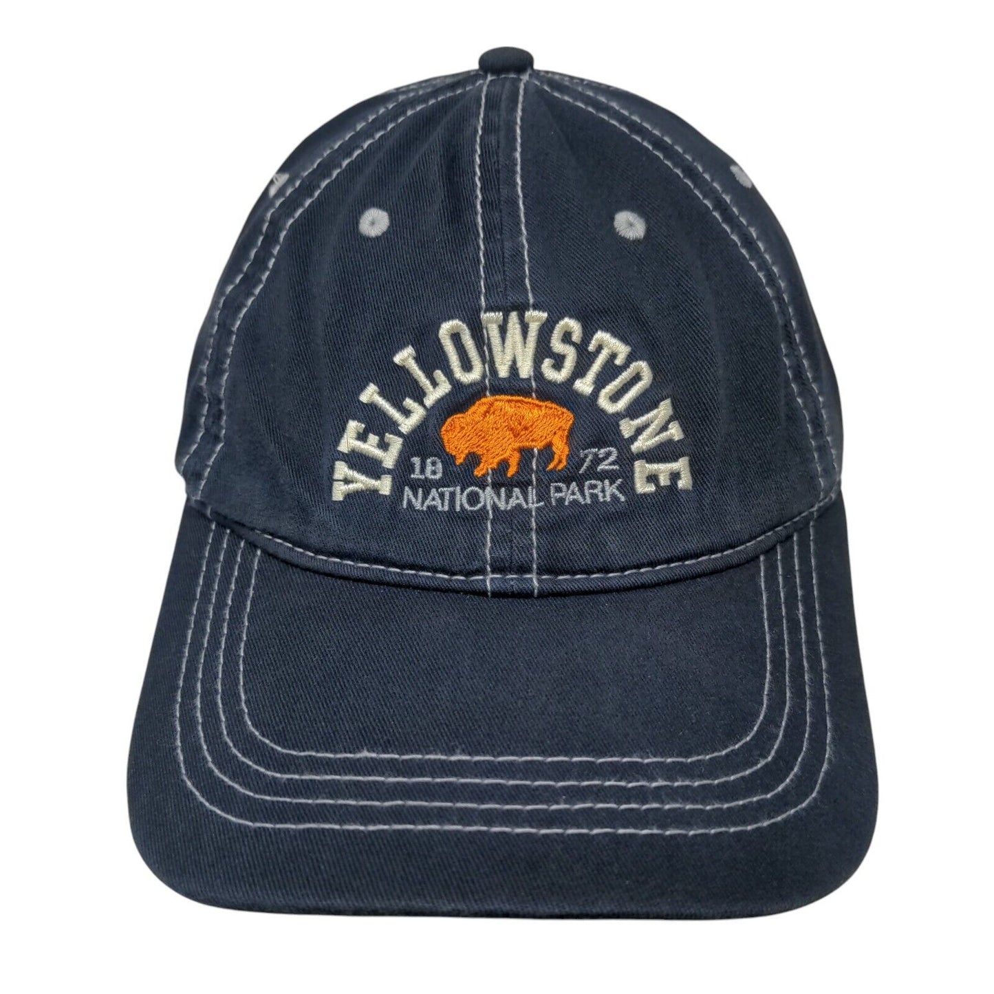 Yellowstone National Park 1872 Slideback Hat Blue OSFA Prairie Mountain
