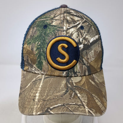 The Game Trucker Hat Cole Swindell Camo Green Blue Gold One Size Mesh Snapback