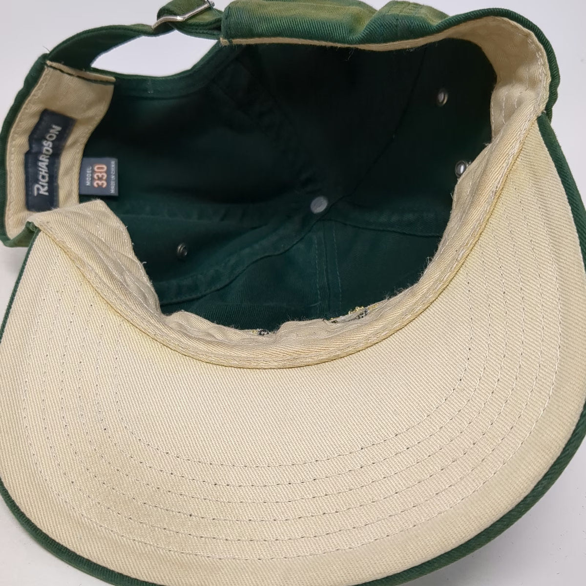 Richardson Baseball Cap Green One Size Oregon Trail Electric Co-op Hat Slideback