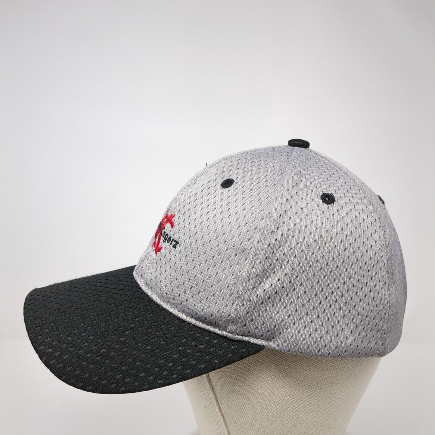 Kansas Cagerz Strapback Hat Gray One Size Adjustable Colorblock Otto