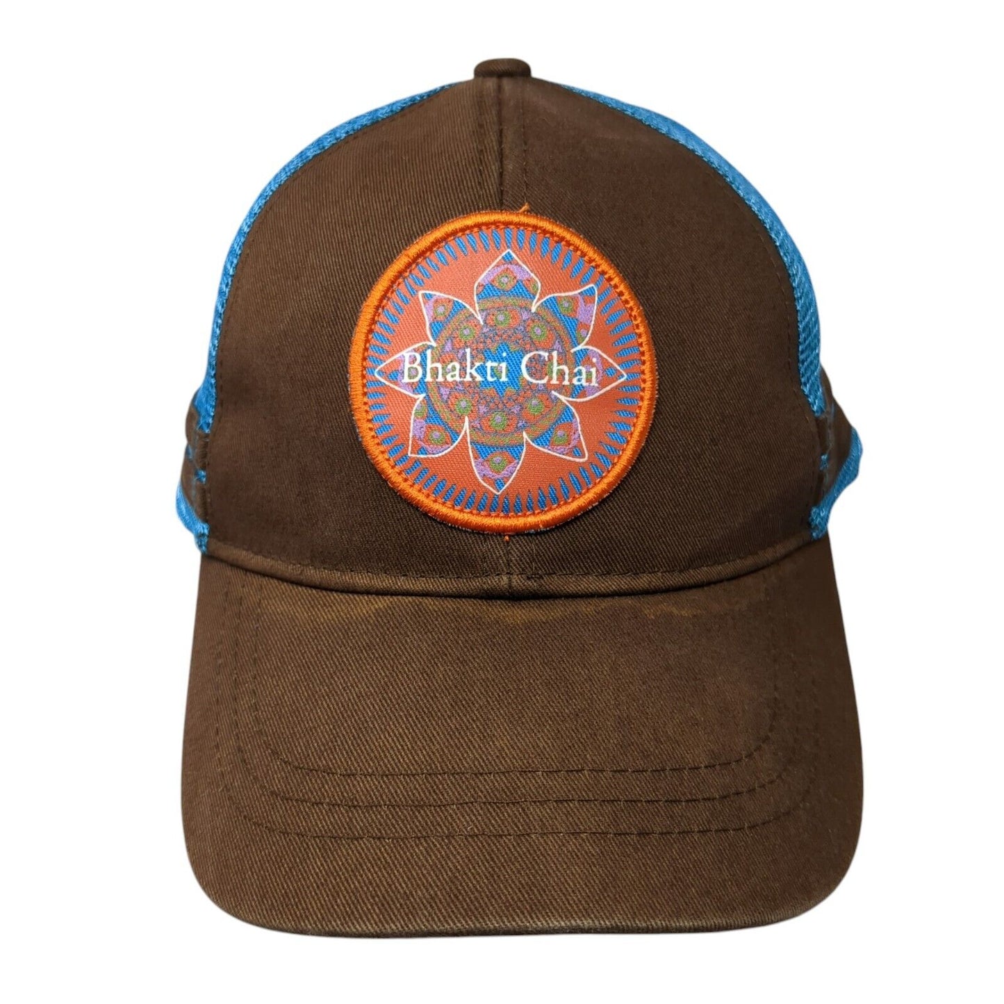 Bhakti Chai Snapback Trucker Hat Multicolor OS Adjustable Mesh Back 6 Panel