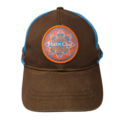 Bhakti Chai Snapback Trucker Hat Multicolor OS Adjustable Mesh Back 6 Panel