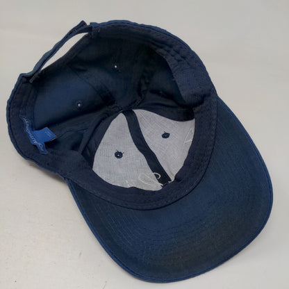 Free x Rein Strapback Hat Blue One Size Embroidered Port Authority