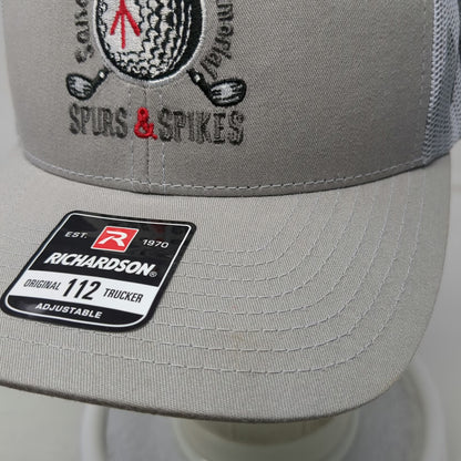 Richardson Trucker Hat Gray One Size Sandy McLeod Memorial Spurs Spikes Golf