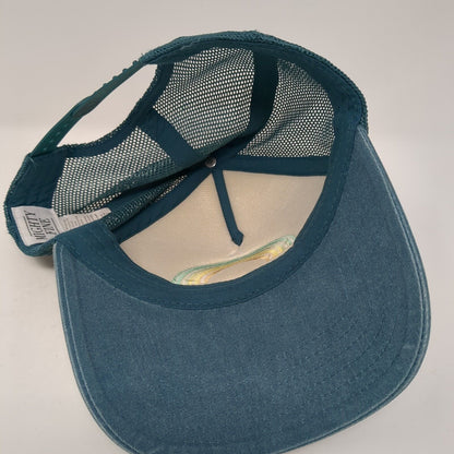 Doing My Best Snapback Mesh Back Trucker Hat Blue One Size Rainbow