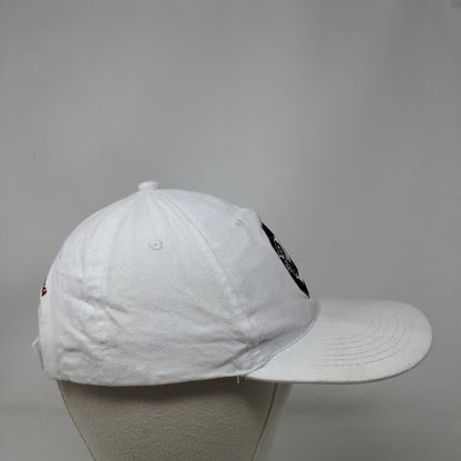 South Carolina Gamecocks Strapback Hat White Embroidered Logo Sound Experience