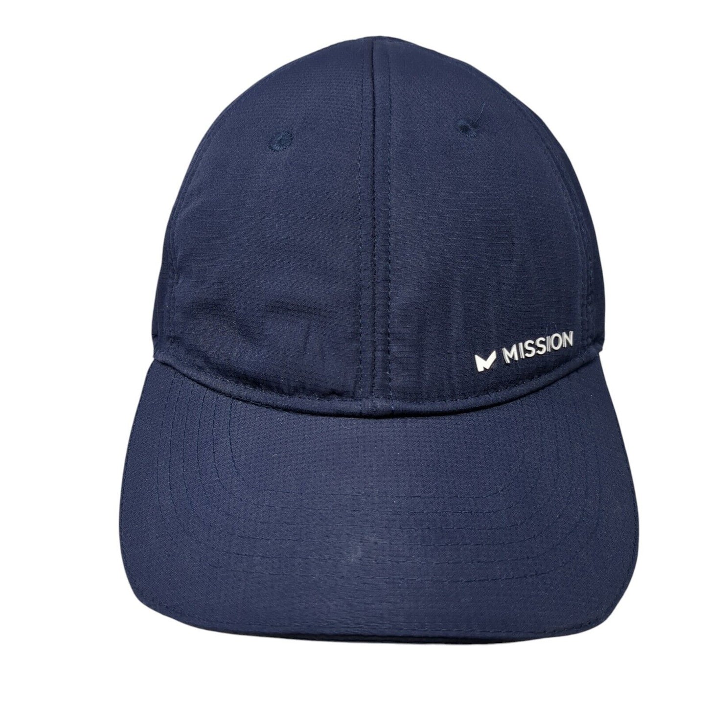 Mission Strapback Hat Blue One Size Adjustable Wet To Cool 6 Panel