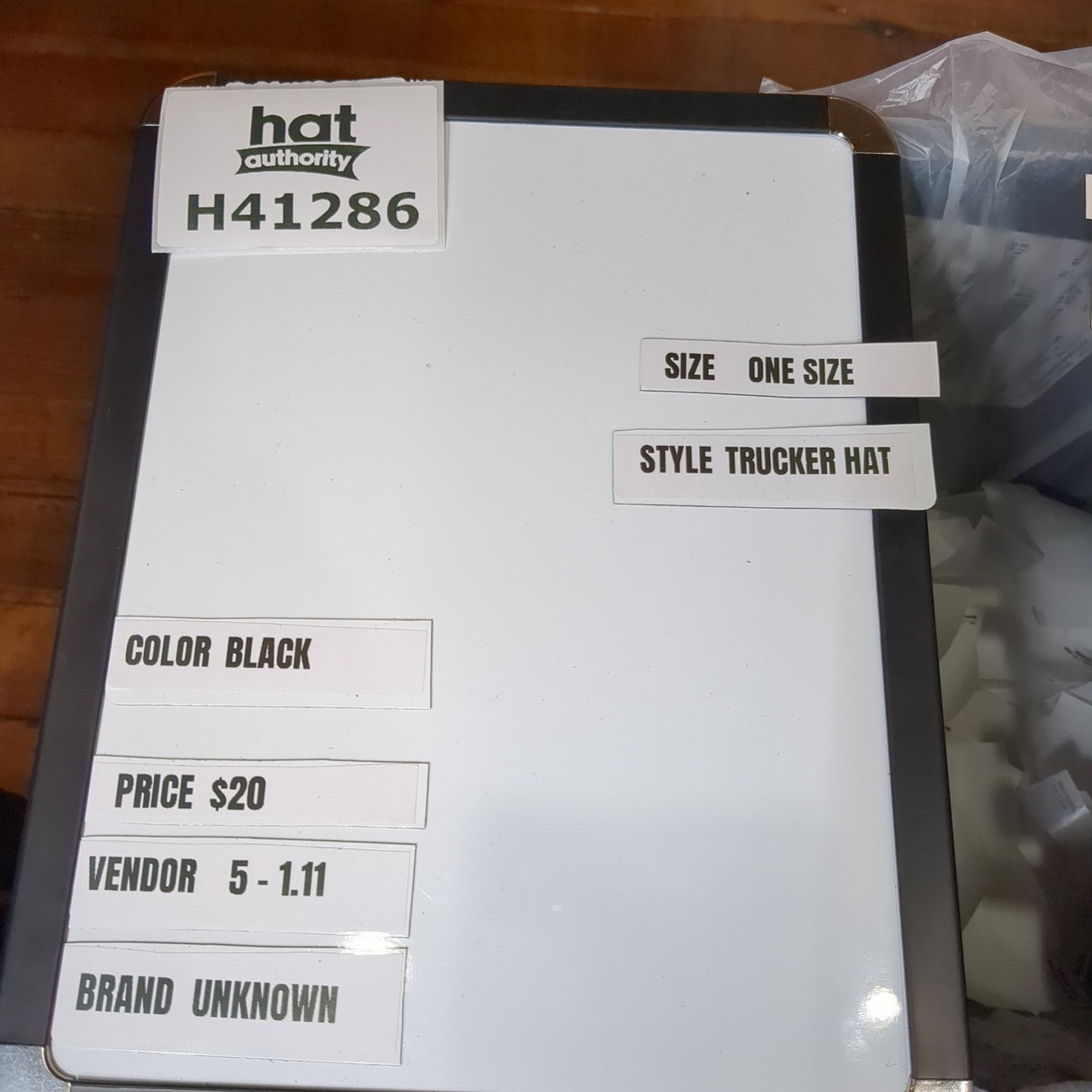 CarQuest Snapback Mesh Back Trucker Hat Black One Size Embroidered Logo