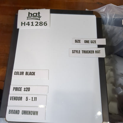 CarQuest Snapback Mesh Back Trucker Hat Black One Size Embroidered Logo