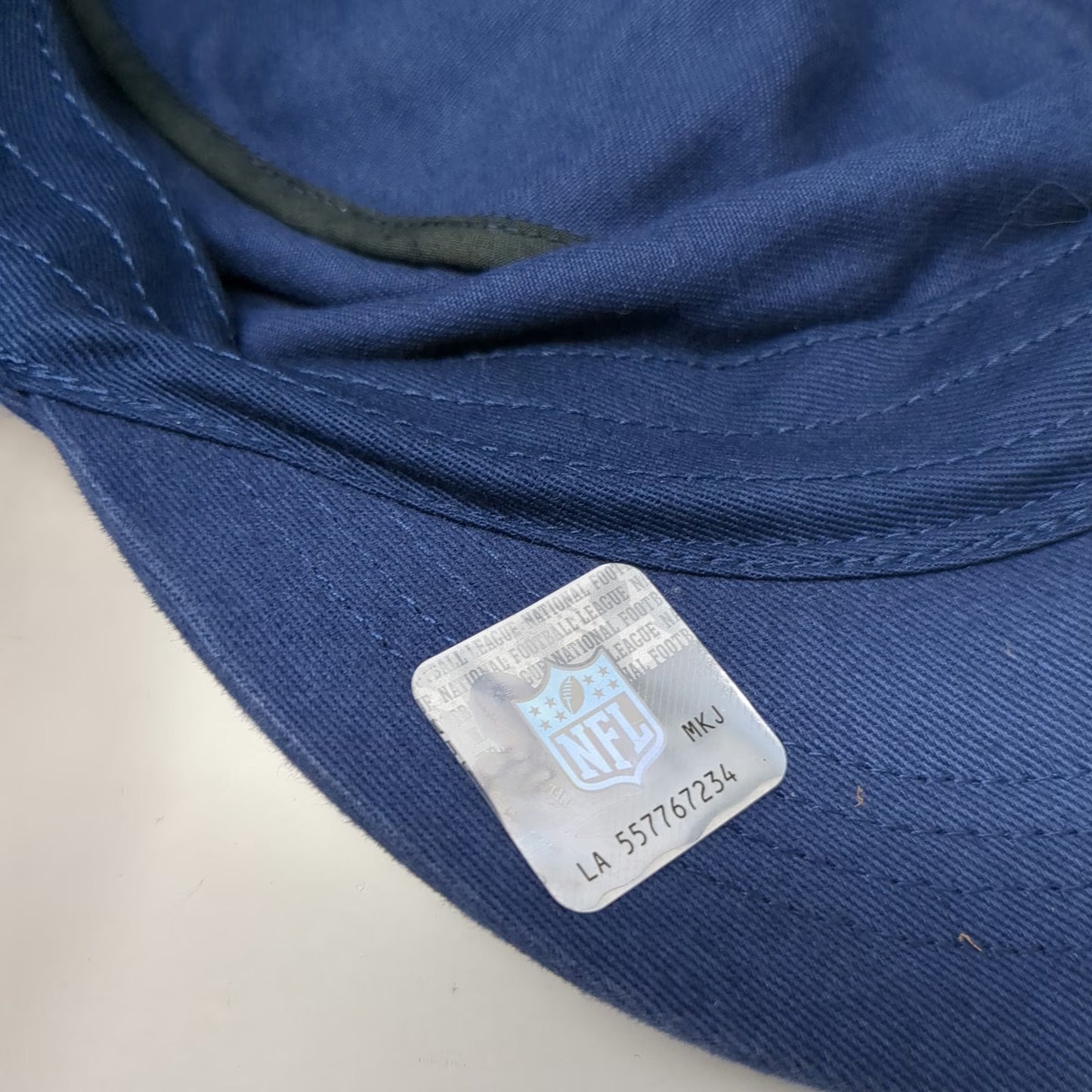 New England Patriots NFL OTS Army Cap Blue One Size Adjustable Buckle Cotton Hat