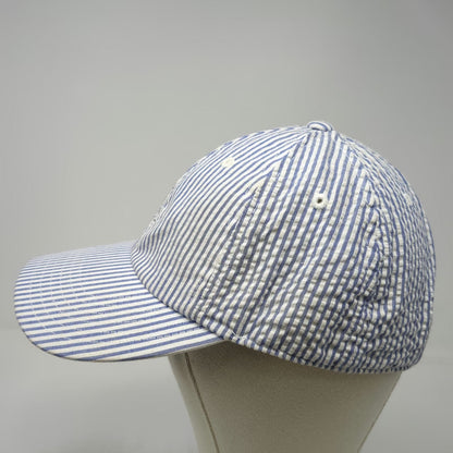 American Needle LA Dodgers MLB Baseball Cap Blue White One Size Seersucker Hat