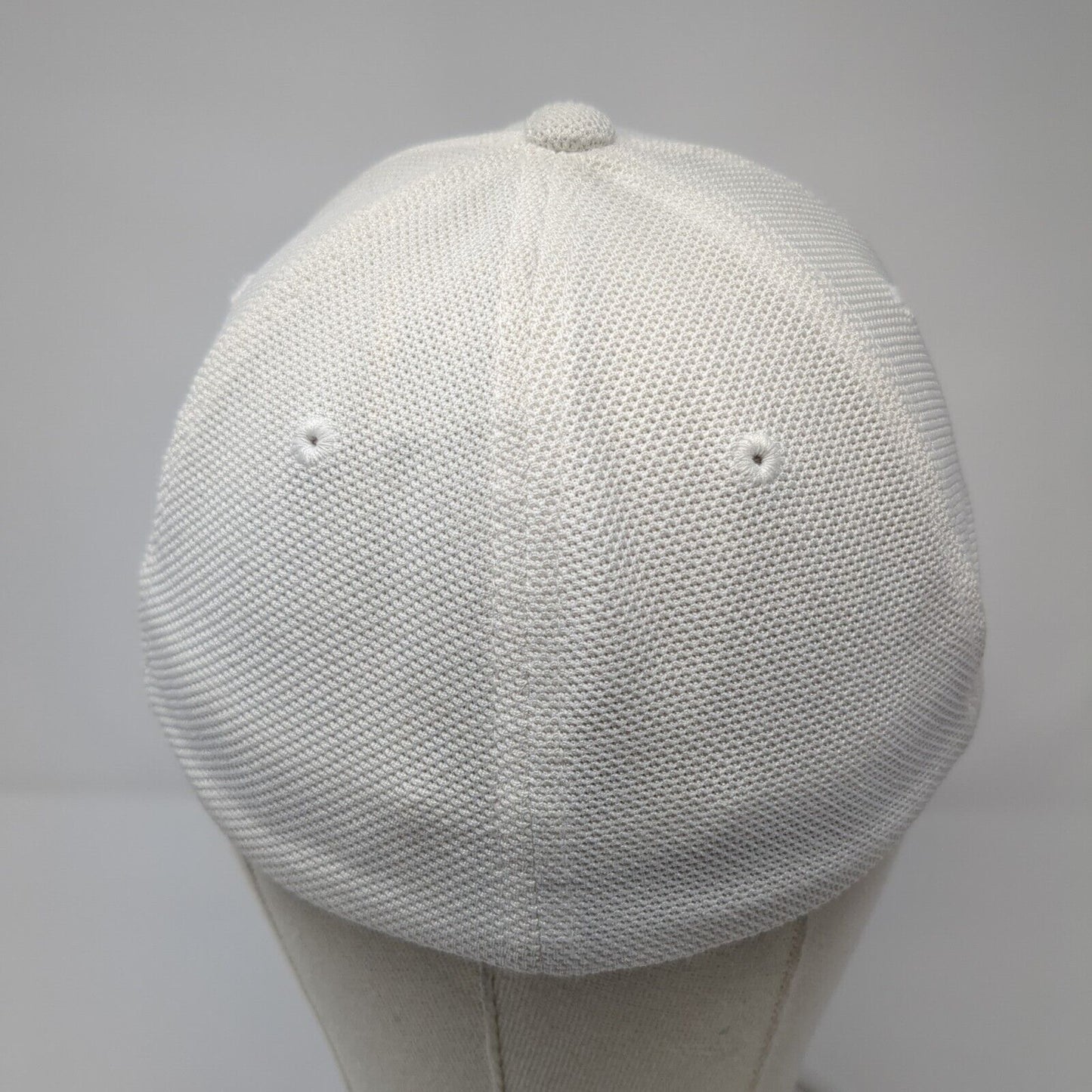 Volvo Fitted Hat White One Size Lightweight Embroidered Flexfit Yupoong