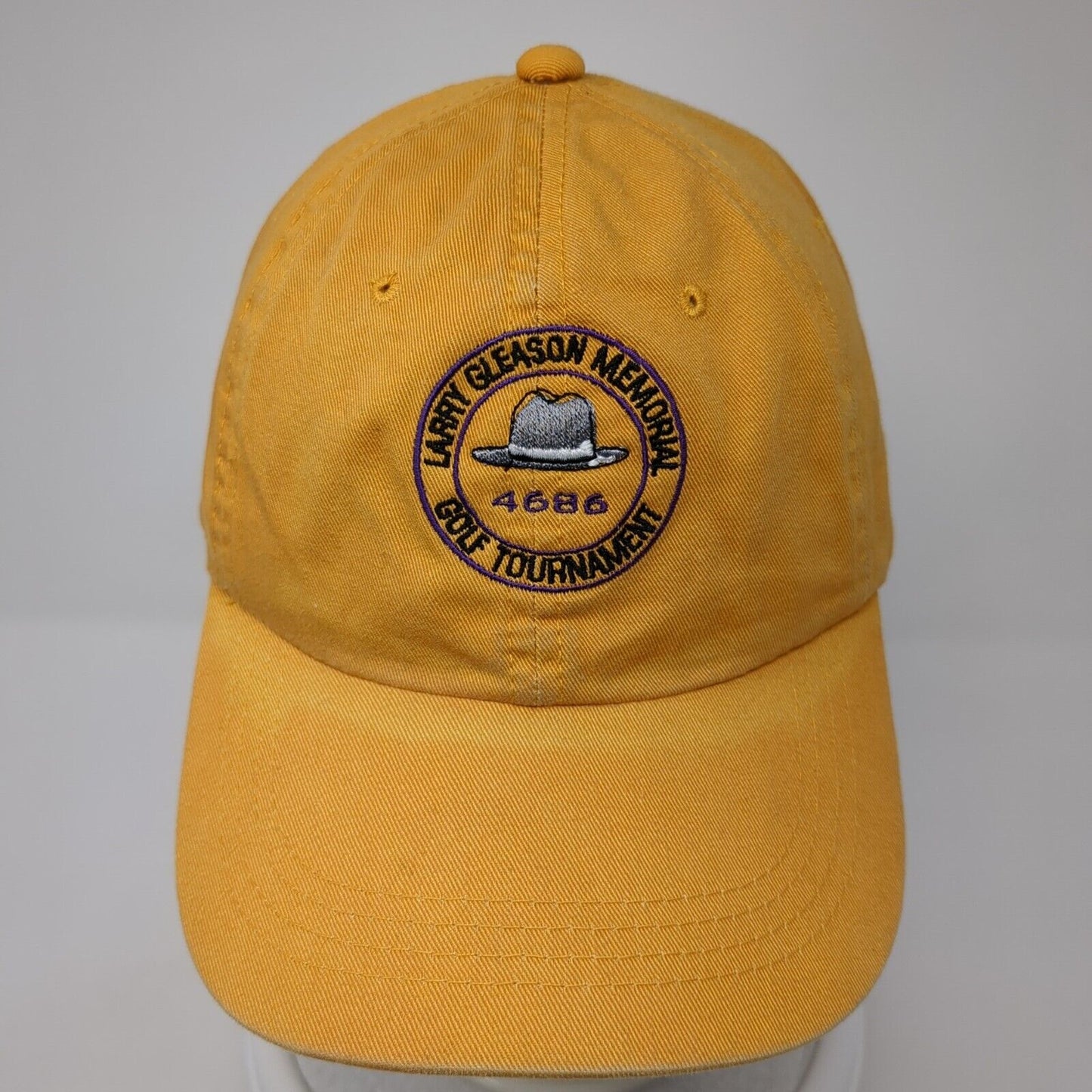 Larry Gleason Memorial Golf Tournament Slideback Hat Orange OS Adjustable OC