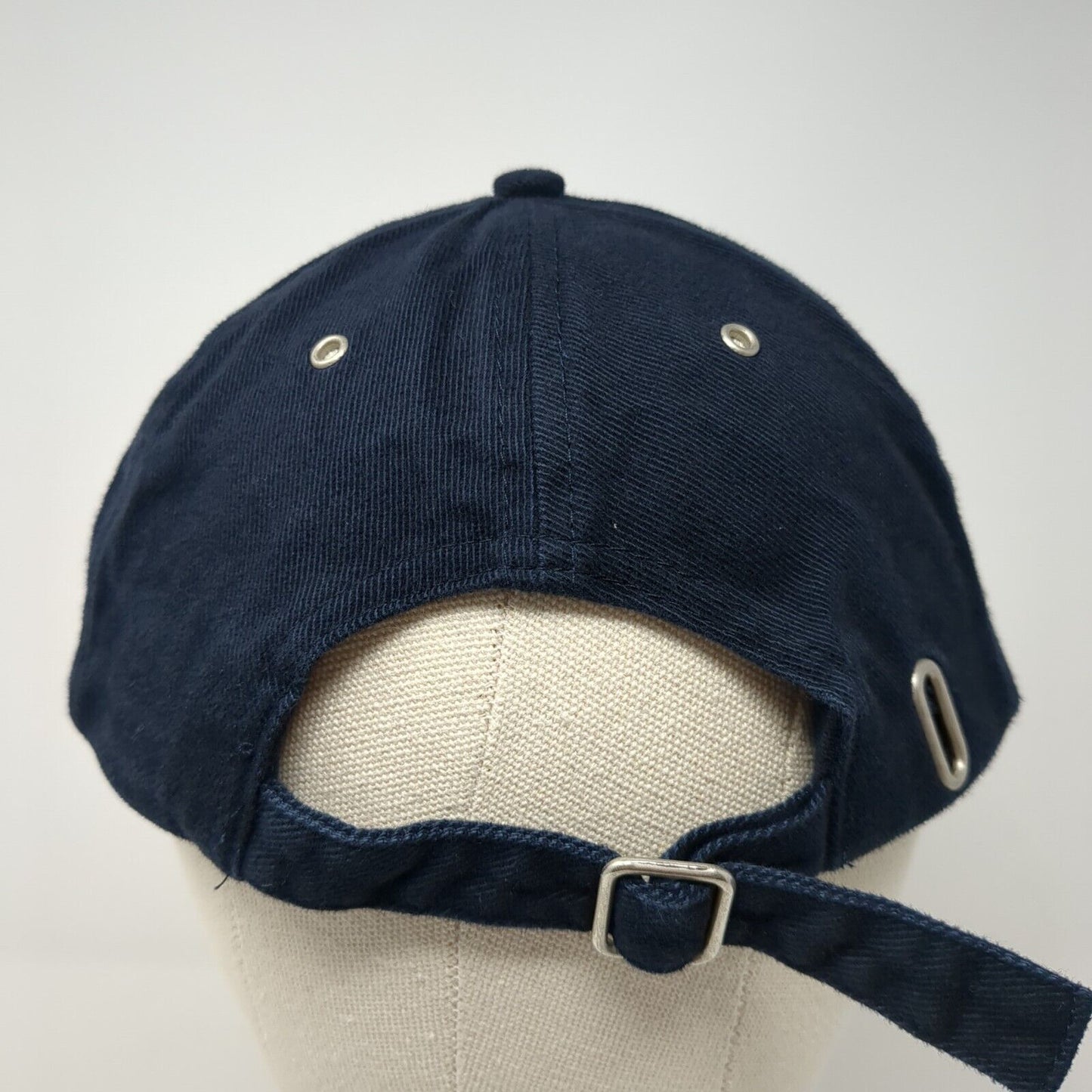 St. Lukes Slideback Hat Blue One Size Adjustable Embroidered 6 Panel Fahrenheit