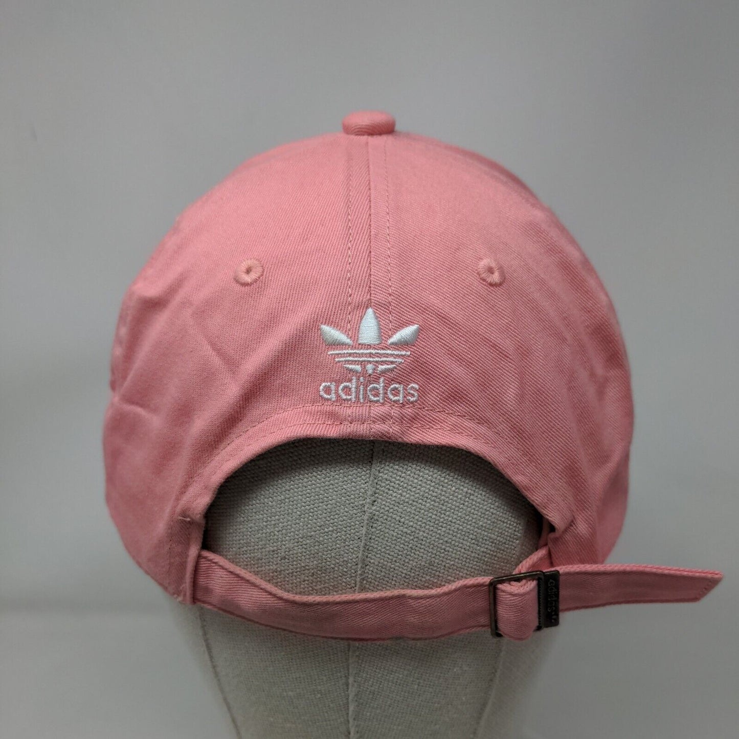 Adidas Women's Slideback Hat Pink OSFW Adjustable Embroidered Trefoil 6 Panel