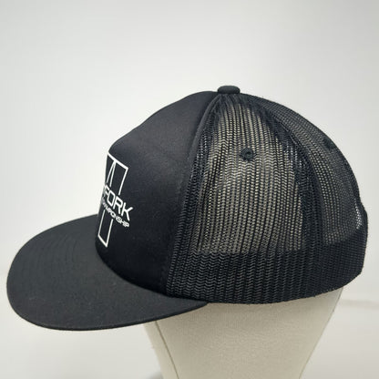Yupoong Trucker Hat Black One Size North Fork Championship Mesh Snapback Hat
