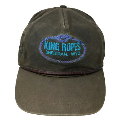 Imperial 5 Panel Brown One Size King Ropes Sheridan Wyoming Rope Strapback Hat