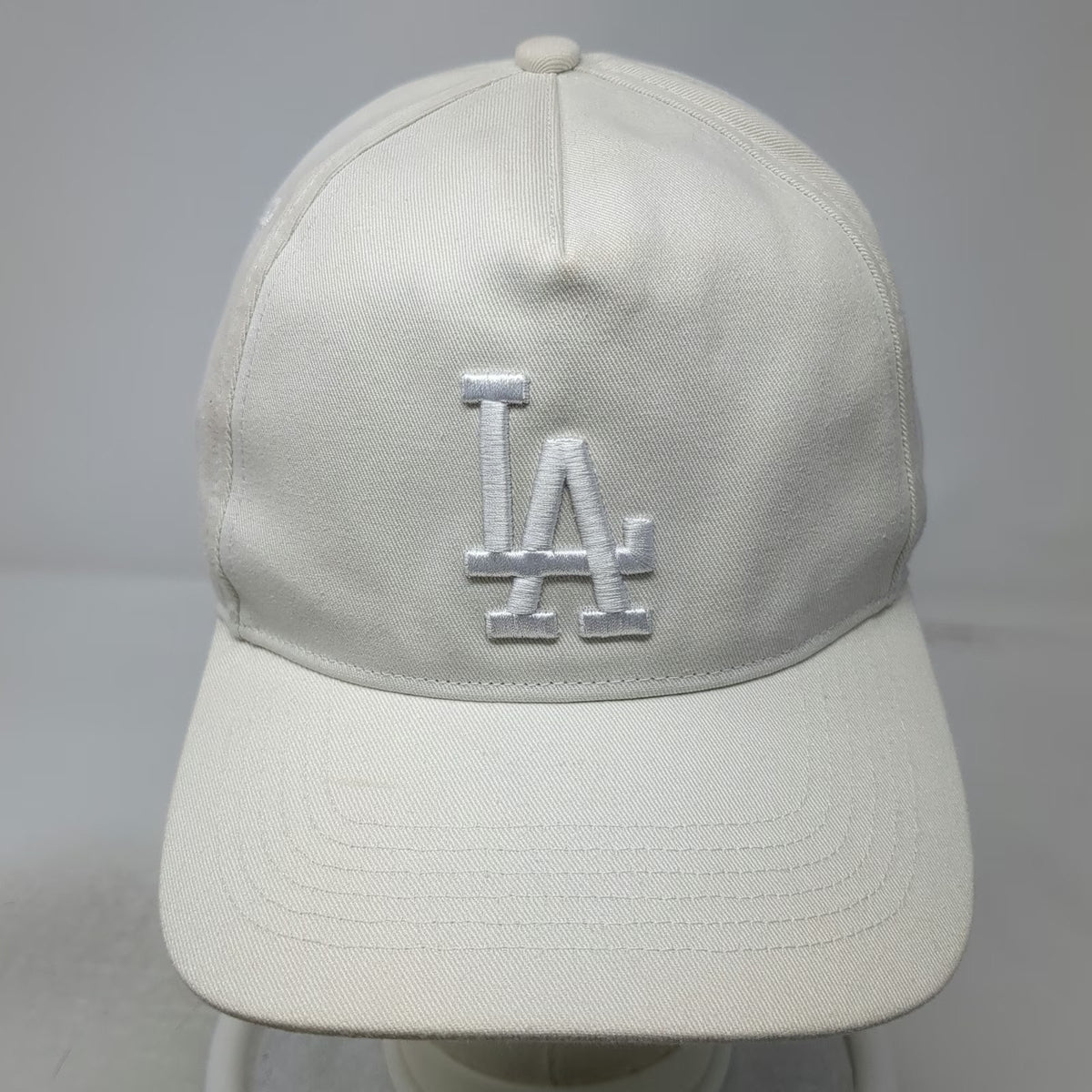 Los Angeles Dodgers MLB '47 5 Panel White Hat One Size Snapback Embroidered Logo