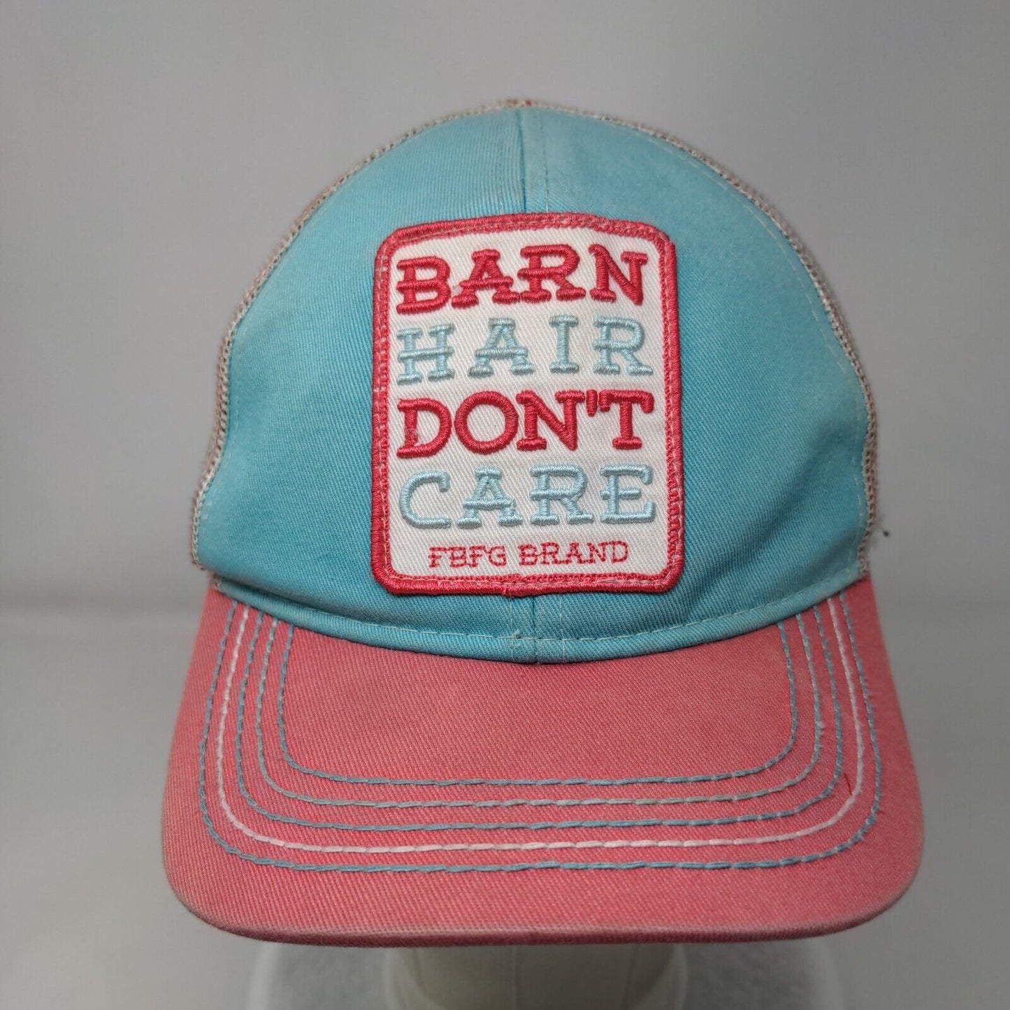 Barn Hair Don't Care Snapback Trucker Hat Multicolor M-L Mesh Back