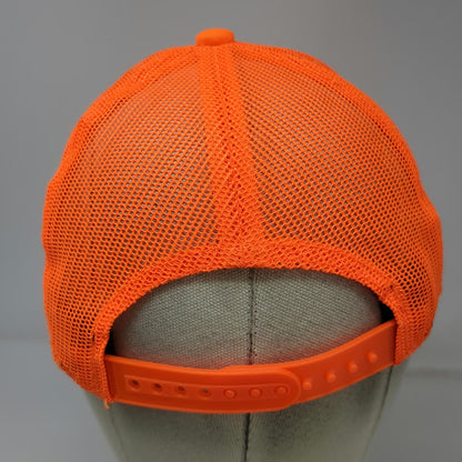 Bass Pro Shops Trucker Hat Orange One Size SHE Logo Mesh Back Snapback Hunting