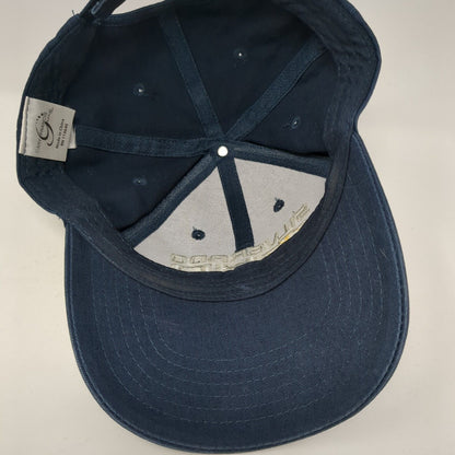 Chevrolet Silverado HD Strapback Hat Blue One Size Adjustable 6 Panel