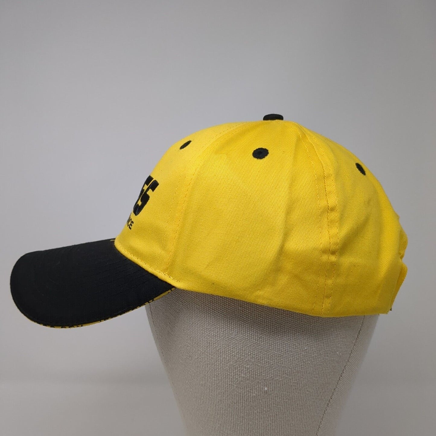 Jegs High Performance Strapback Hat Yellow OSFA Embroidered Colorblock