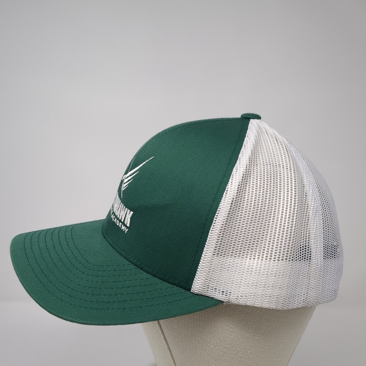 Silverhawk Aviation Academy Trucker Hat Green OS Adjustable Mesh Pacific Headwea