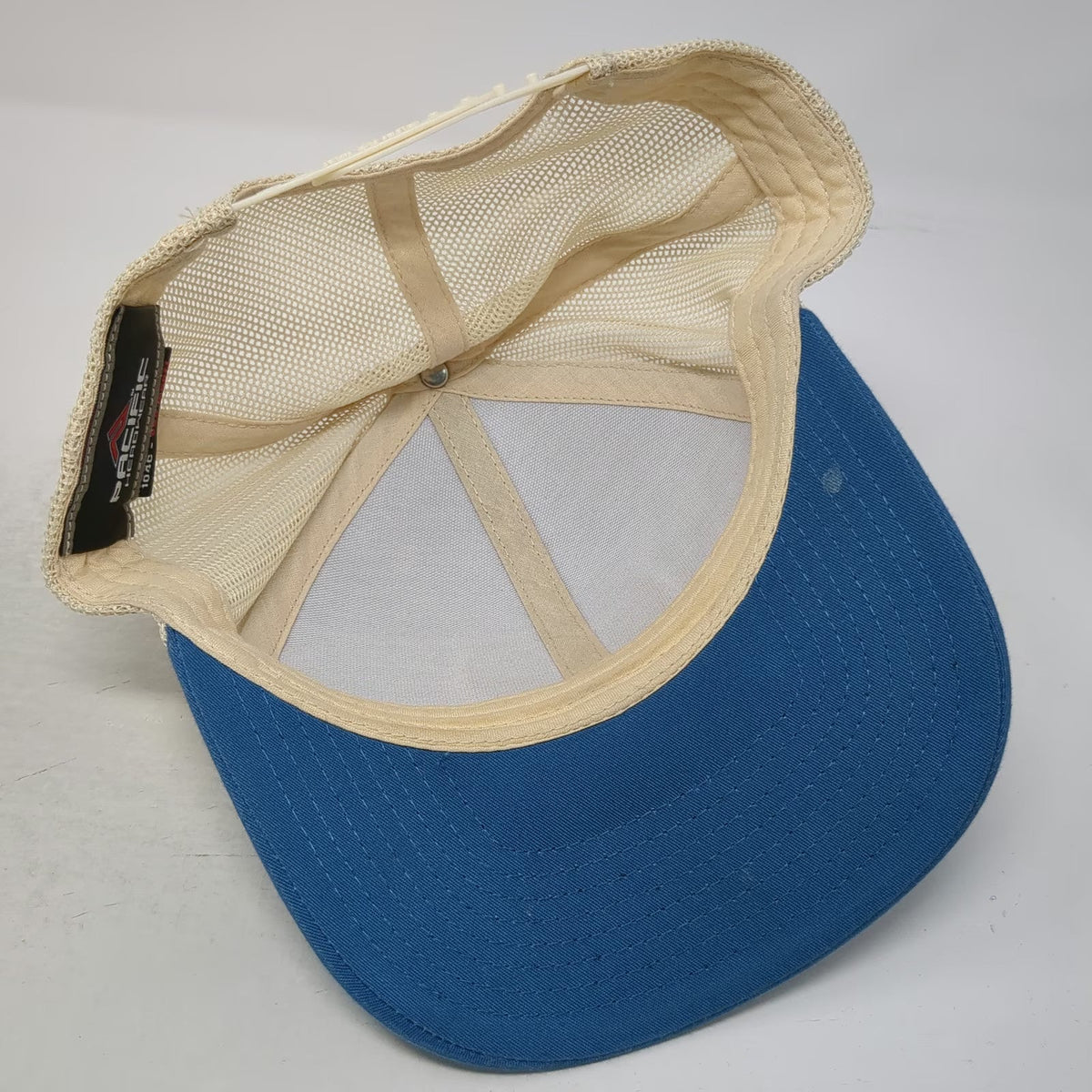 Pacific Headwear Gray Trucker Hat One Size Saltwater Born Siesta Key Shell Mesh