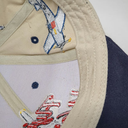 Commemorative Air Force Flying War Cats Baseball Cap Beige Blue Red One Size Hat
