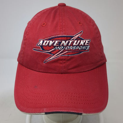 Port Authority Adventure Motorsports Baseball Cap Red One Size Slideback Hat