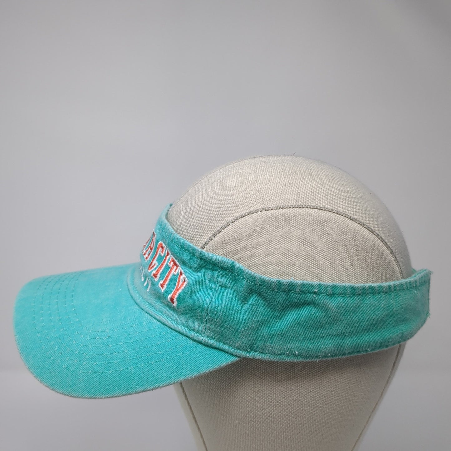 Panama City Beach Sun Visor Hat Blue OS Adjustable Embroidered Alvin's Island
