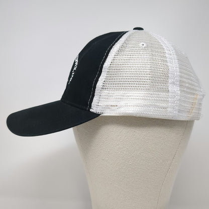 Trucker Hat Black White One Size Idaho Asphalt Supply Inc Snapback Paving Mesh