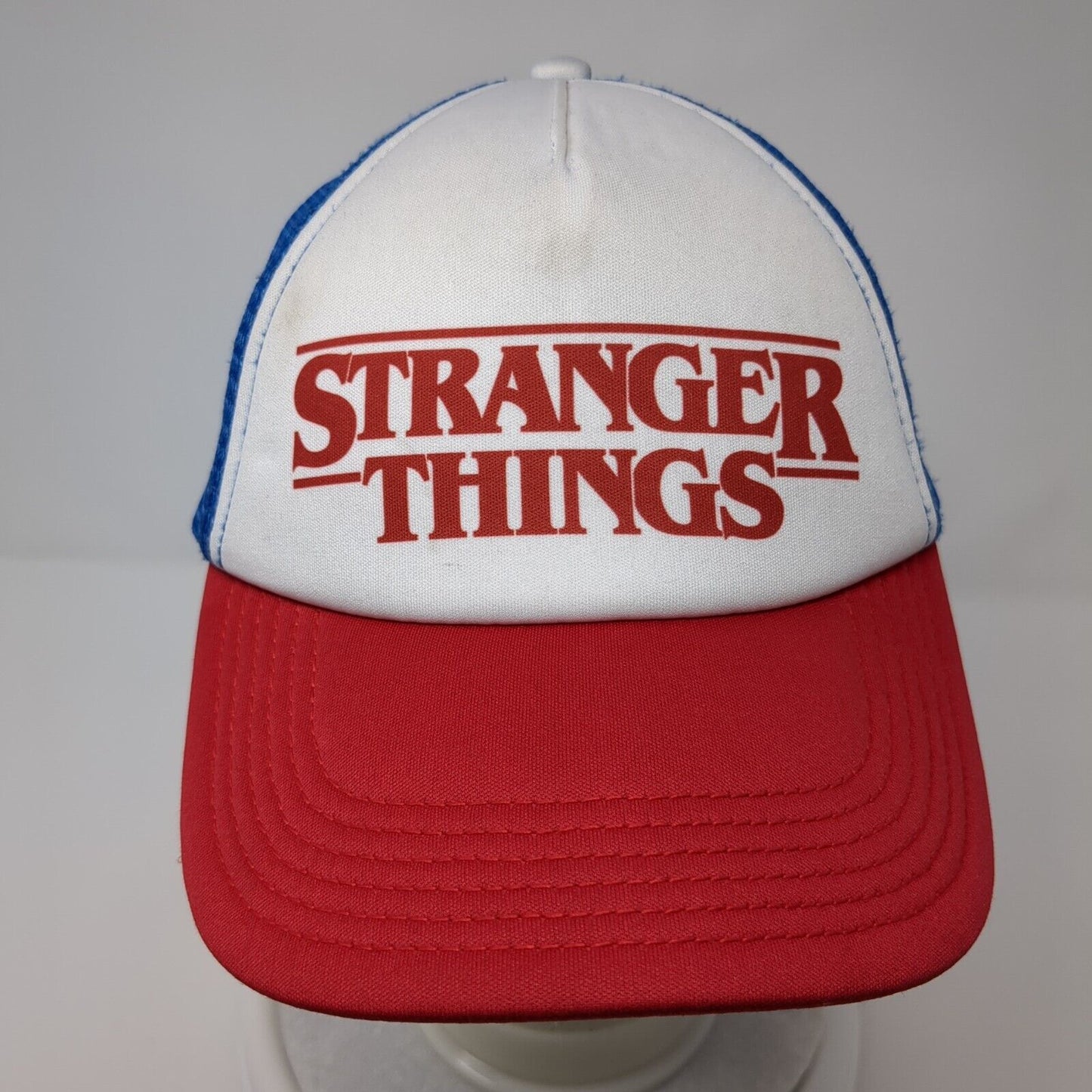 Stranger Things Snapback Trucker Hat Multicolor OS Adjustable Mesh Back Netflix