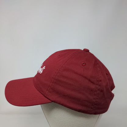 Leinenkugel's Slideback Hat Red One Size Embroidered Adjustable 6 Panel