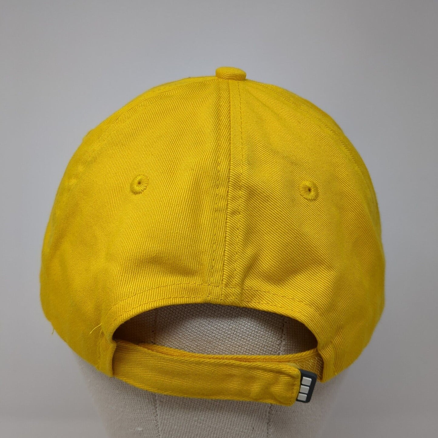 TXvNM #141 Strapback Hat Yellow One Size Legend Fit Embroidered Elevate Cotton