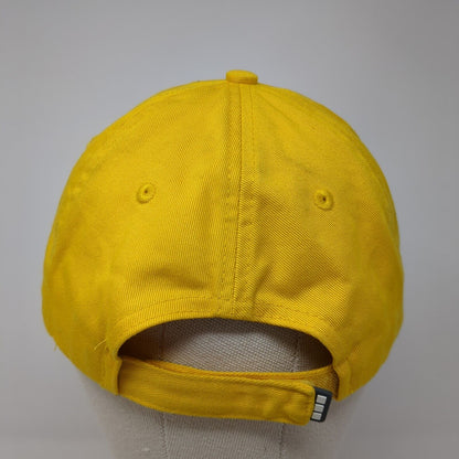 TXvNM #141 Strapback Hat Yellow One Size Legend Fit Embroidered Elevate Cotton