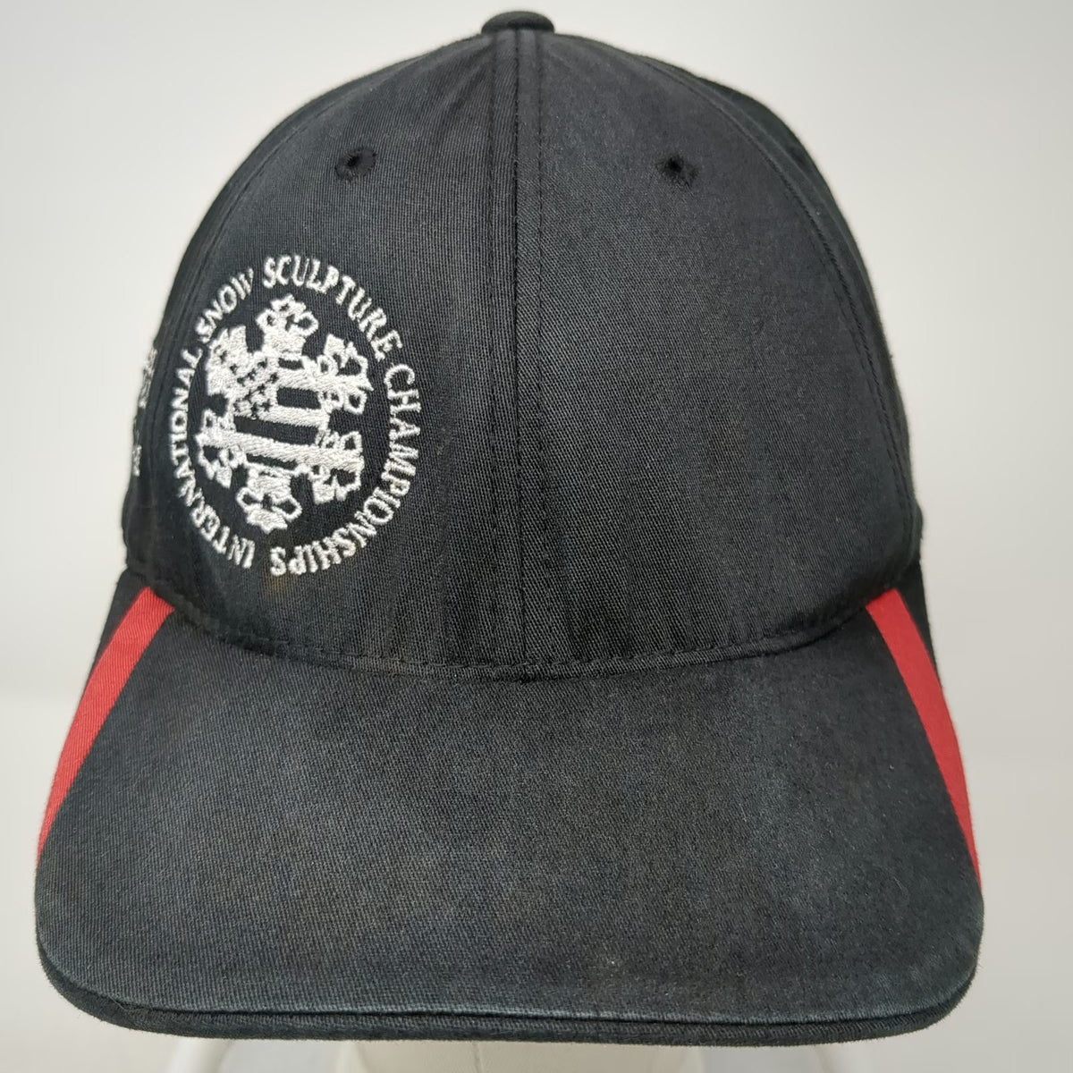 Flexfit Baseball Cap Black XL Snow Sculpture Budweiser Breckenridge Hat Logo