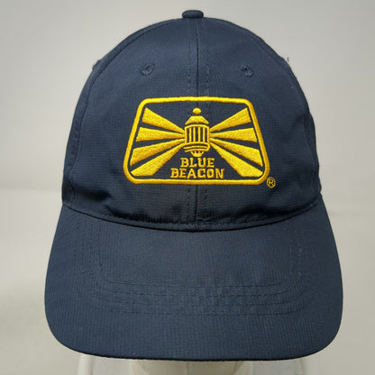 Blue Beacon Logo Blue Baseball Cap One Size Strapback Performance Polyester Hat