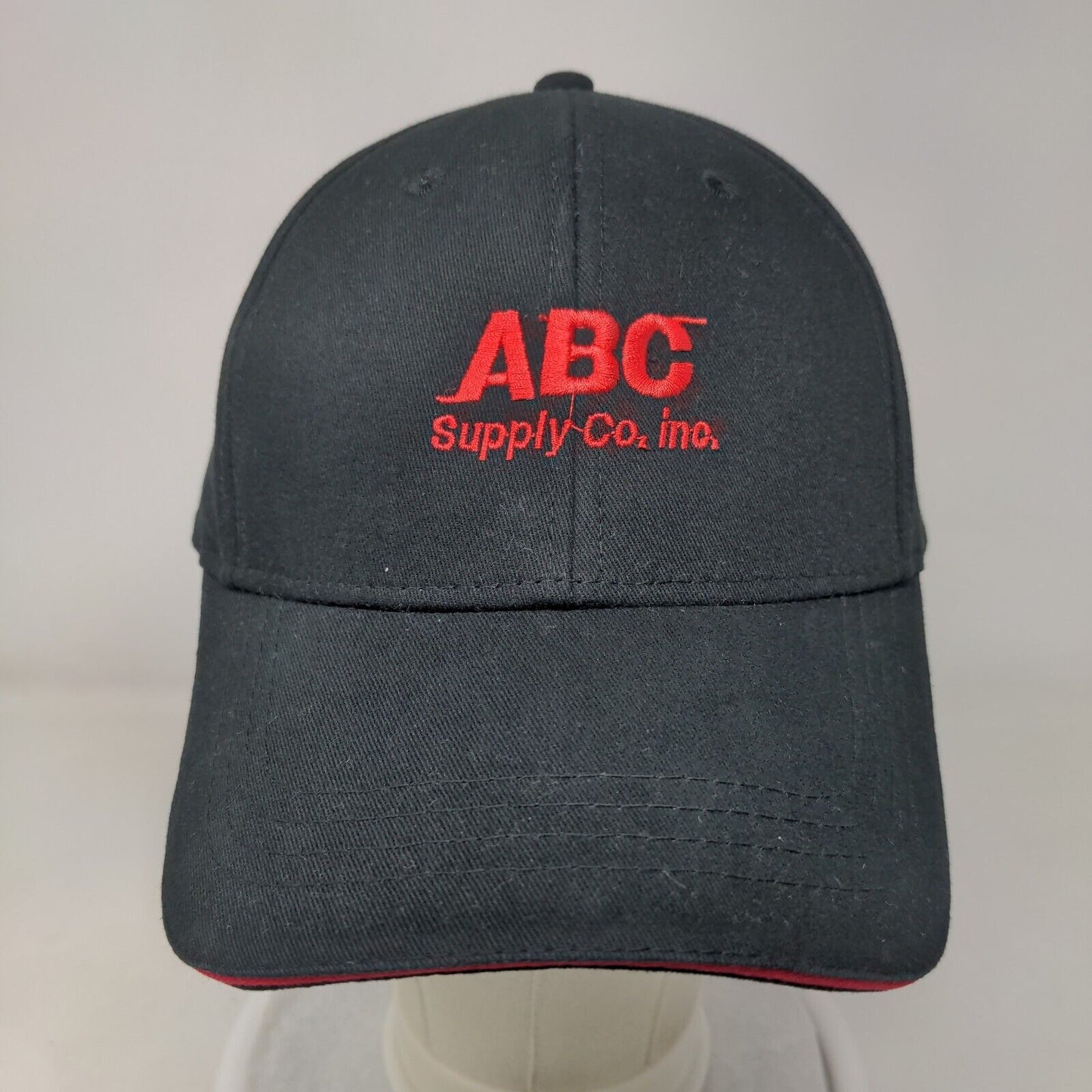 ABC Supply Co. Inc. Strapback Hat Black One Size Embroidered Cap America