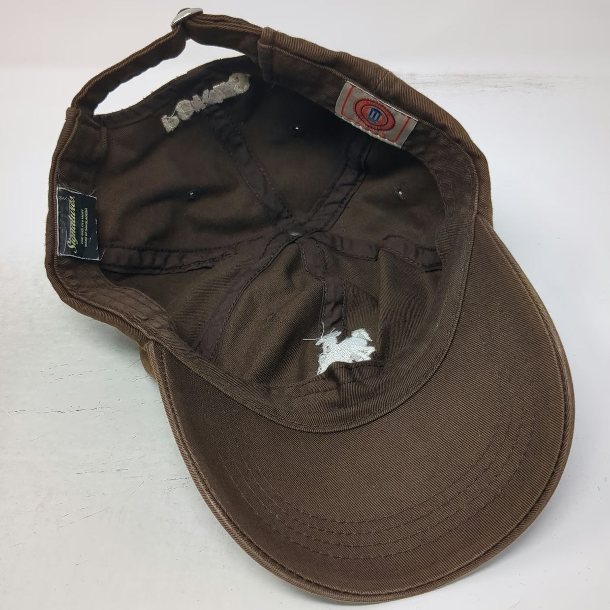 Wyoming Cowboys NCAA Signatures Baseball Cap Brown One Size Slideback Pokes Hat