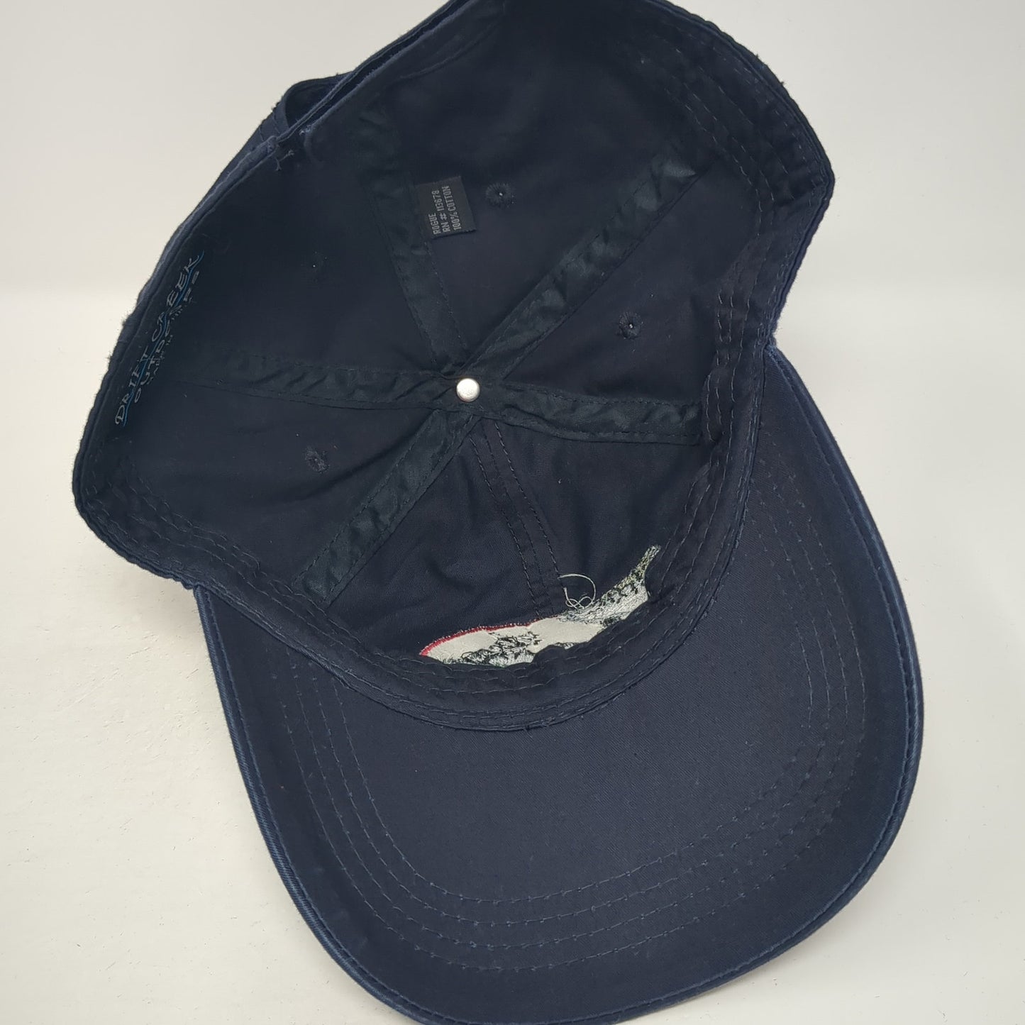 Coffman Cove Alaska Strapback Hat Blue One Size Drift Creek Outdoors