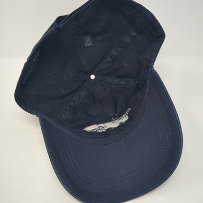Coffman Cove Alaska Strapback Hat Blue One Size Drift Creek Outdoors
