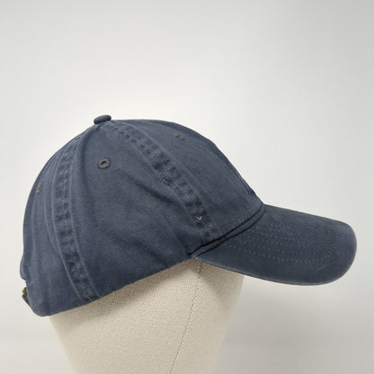 George Slideback Hat Blue One Size Adjustable Solid Outdoor Vent Holes