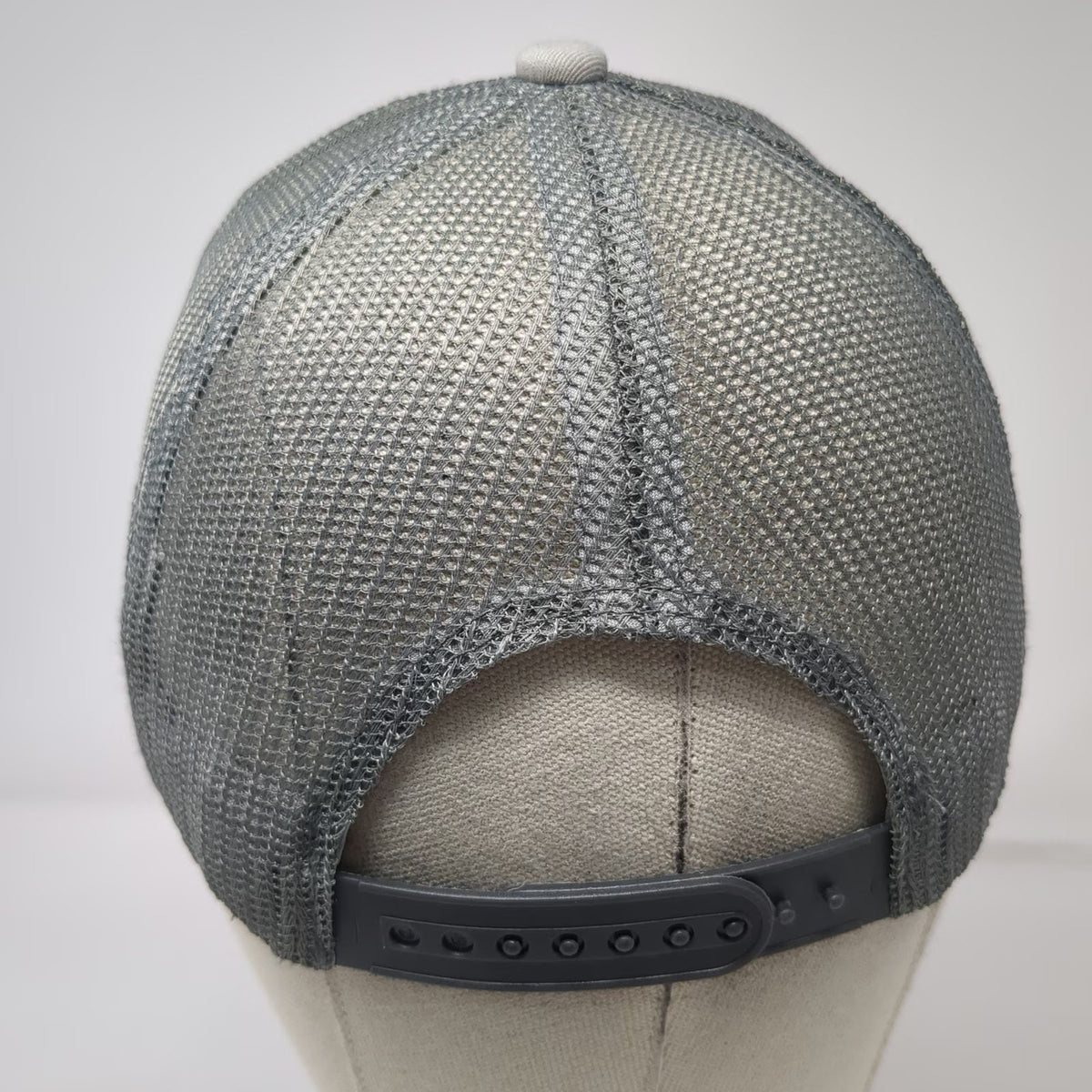 Larceny Bourbon Whiskey Gray One Size Trucker Hat Mesh Back Snapback Signature