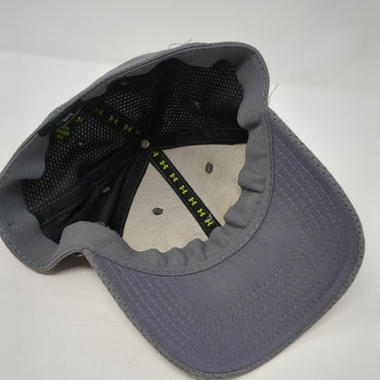 Under Armour Fitted Hat Gray M/L Lightweight Breathable Embroidered 6 Panel