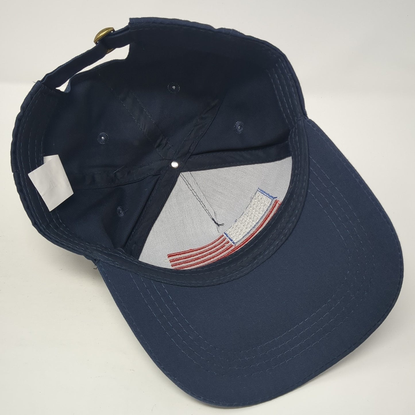 USA Flag Slideback Baseball Cap Blue One Size Adjustable Embroidered Patriotic