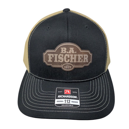 B.A. Fischer Original 112 Trucker Hat Multi OS Adjustable Mesh Back Richardson