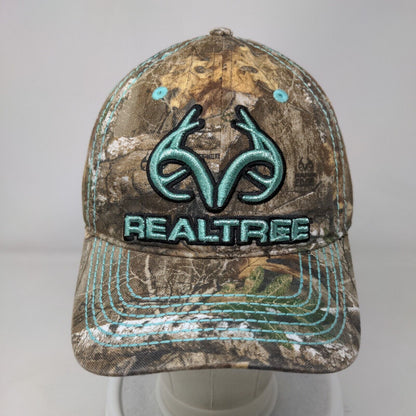 Realtree Strapback Hat Camo One Size Embroidered 6 Panel Outdoor Cap