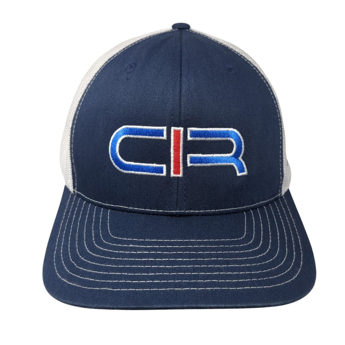 CIR California Industrial Rubber Snapback Trucker Hat Blue OS Mesh Richardson